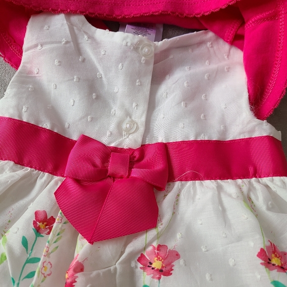 🆕️2pc Baby Floral Dress Cardigan Set - Picture 4 of 10